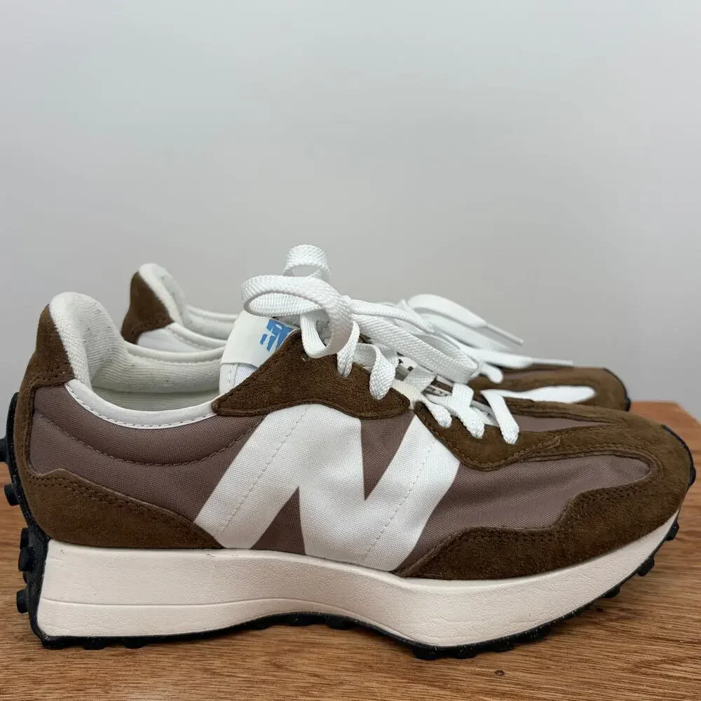 New Balance 327 'Dark Earth Mushroom' Sneakers Model U327LG Men's 5/Women's 6.5 - Picture 8 of 9